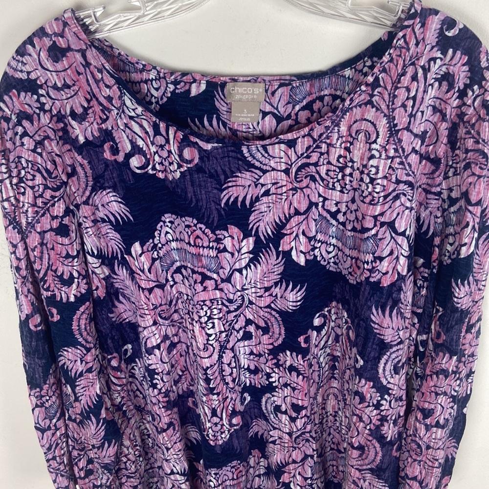 Chico’s Flower Pattern Top - image 4